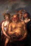 Jacob Jordaens Silenus and Bacchantes. France oil painting artist